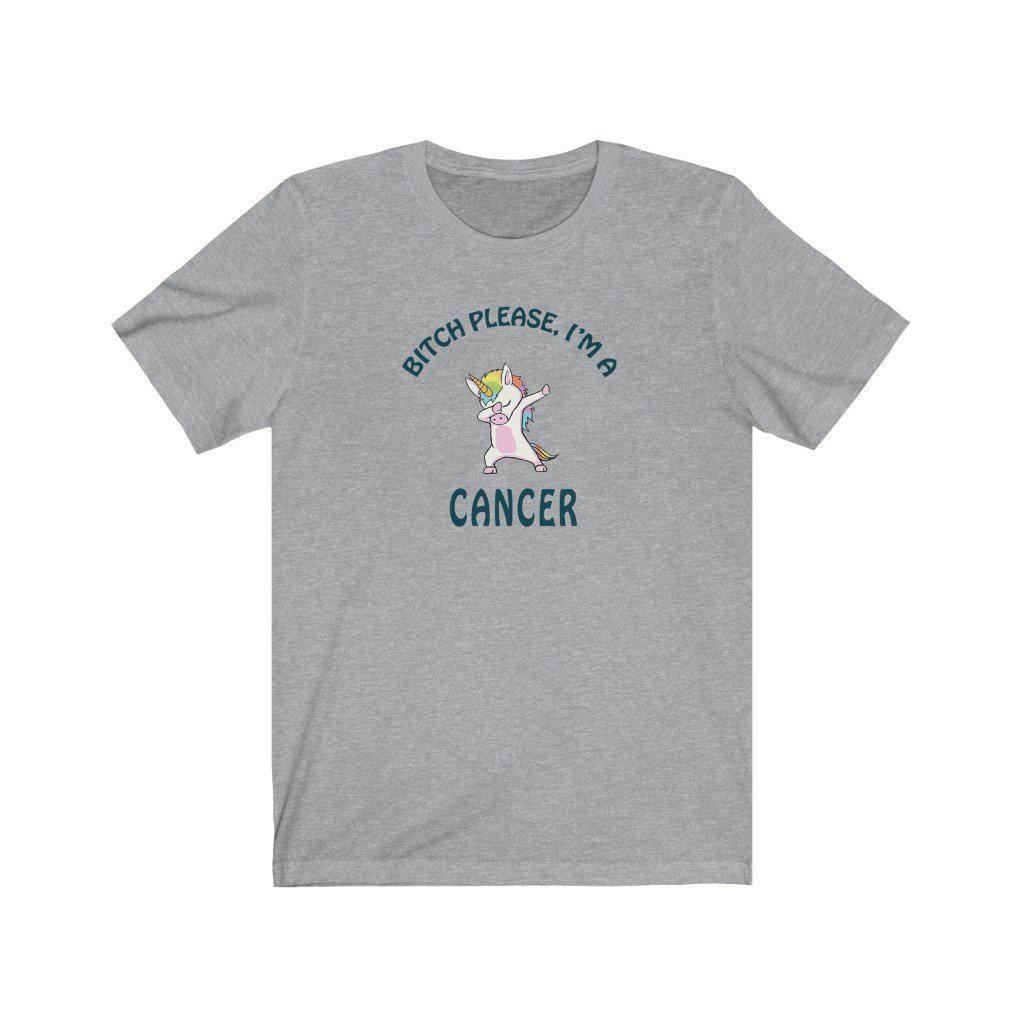 Cancer Shirt: Cancer Dabbing Unicorn Shirt zodiac clothing for birthday outfit