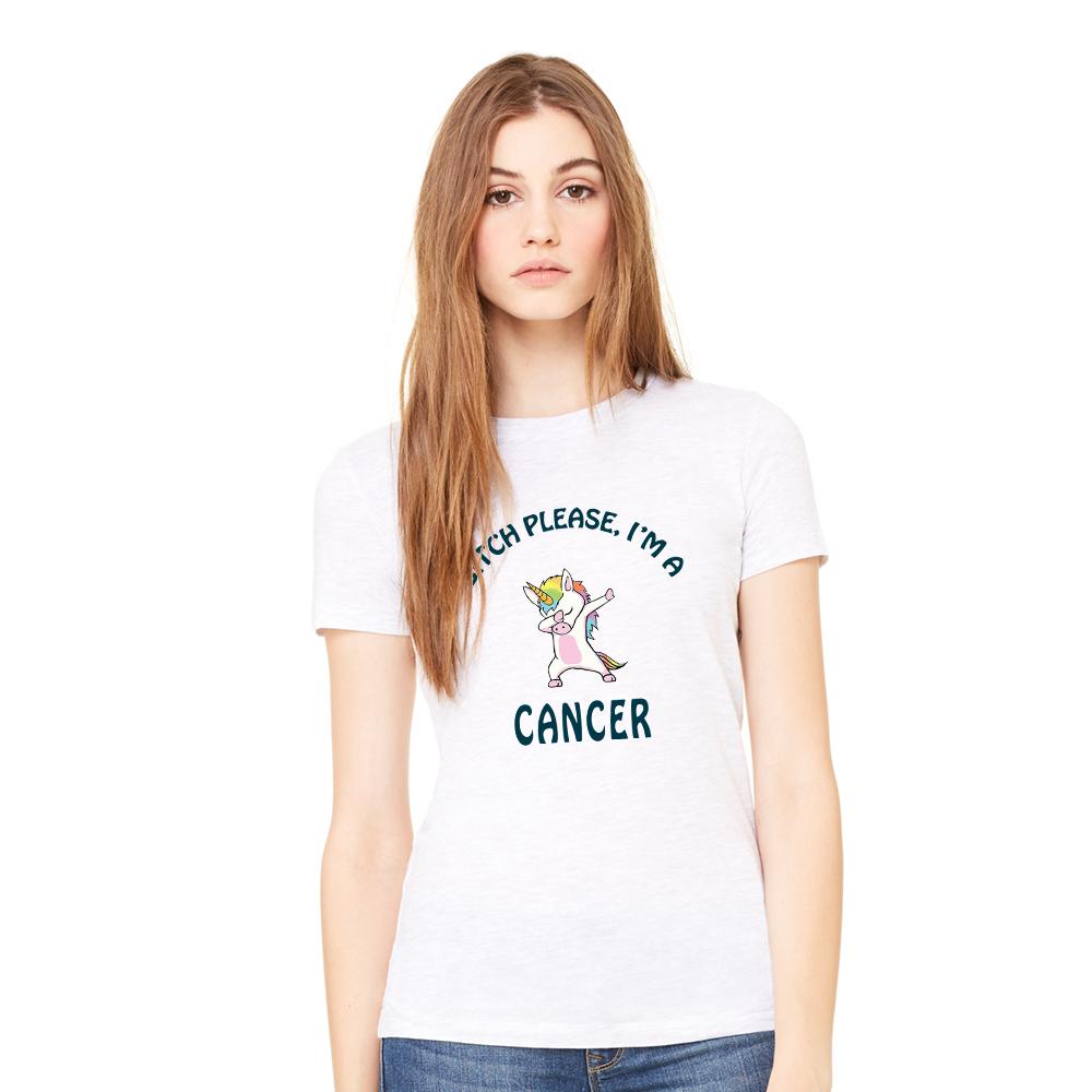 Cancer Shirt: Cancer Dabbing Unicorn Shirt zodiac clothing for birthday outfit