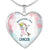 Cancer Unicorn Heart Necklace zodiac jewelry for her birthday outfit