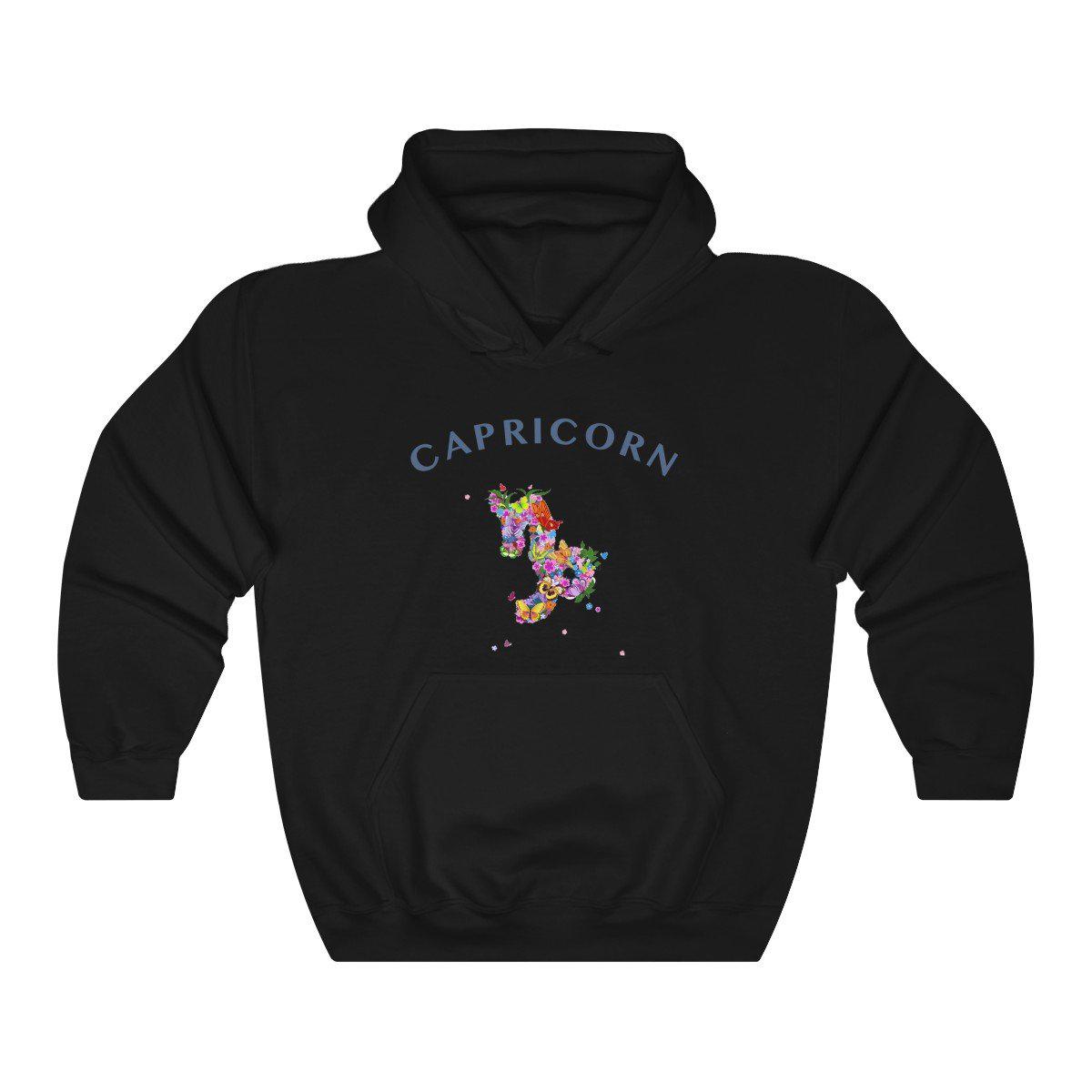 Capricorn Floral Hoodie