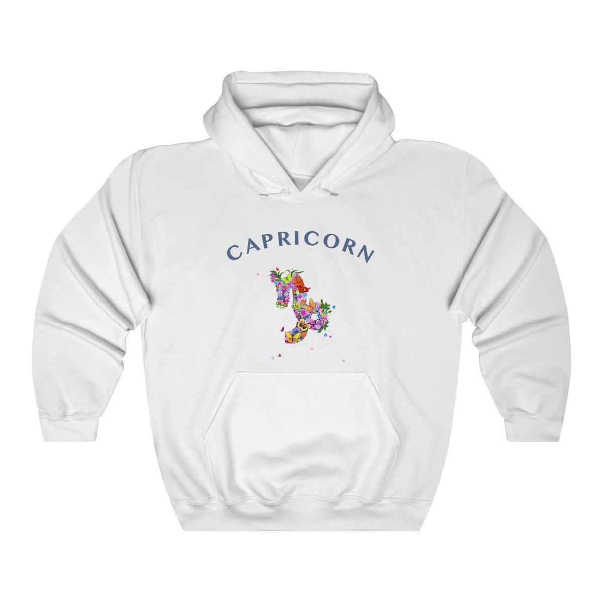 Capricorn Floral Hoodie