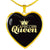 Capricorn Queen Heart Necklace zodiac jewelry for her birthday outfit