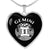 Gemini Circle Heart Necklace zodiac jewelry for her birthday outfit