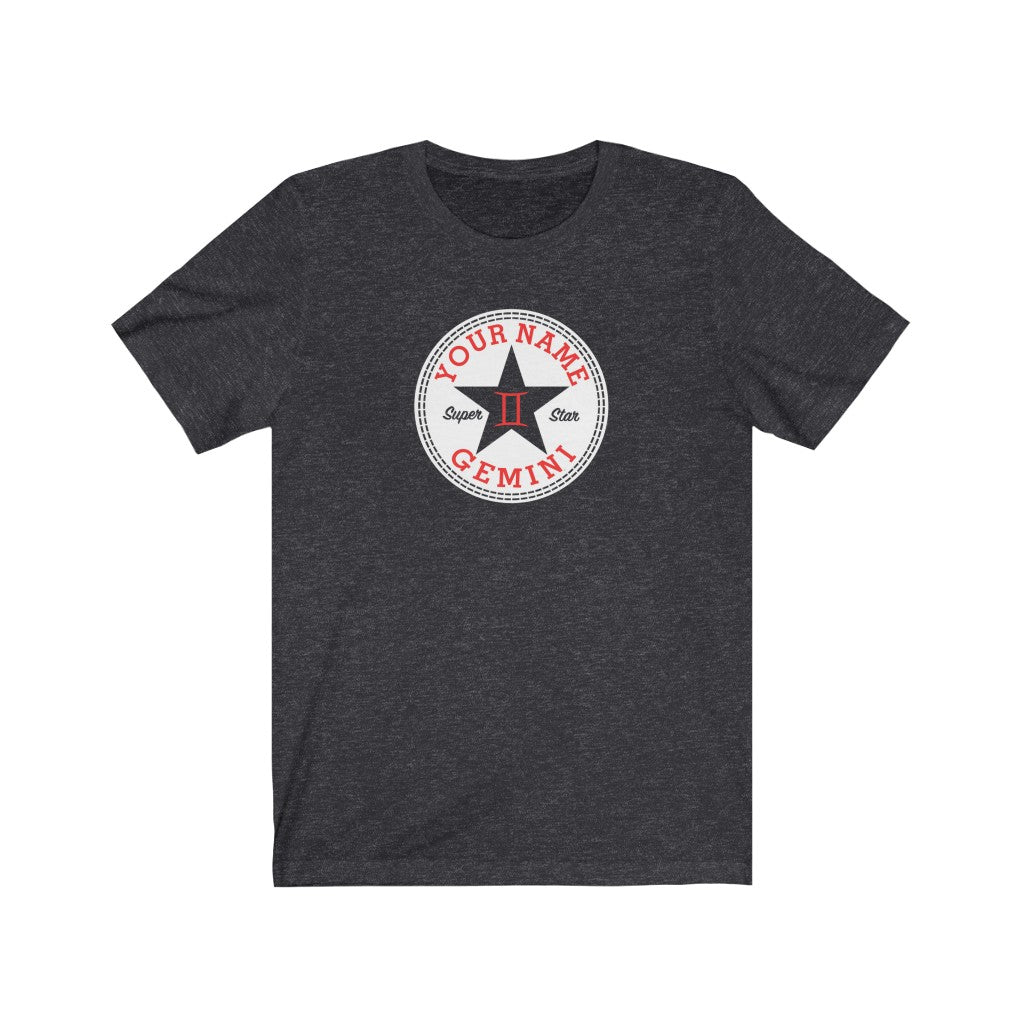 Gemini Custom Star Shirt Zodiac Clothing for her Birthday