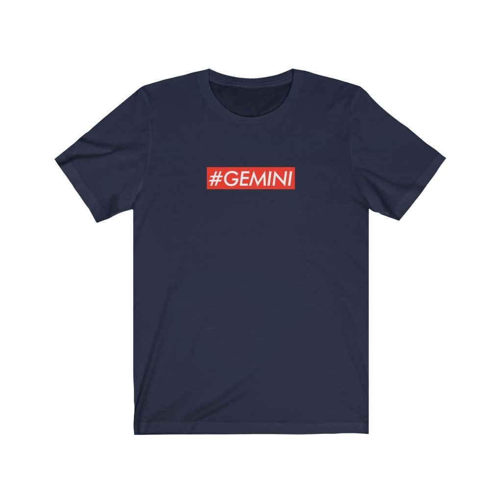 Gemini Shirt: Gemini Box Logo Shirt zodiac clothing for birthday outfit