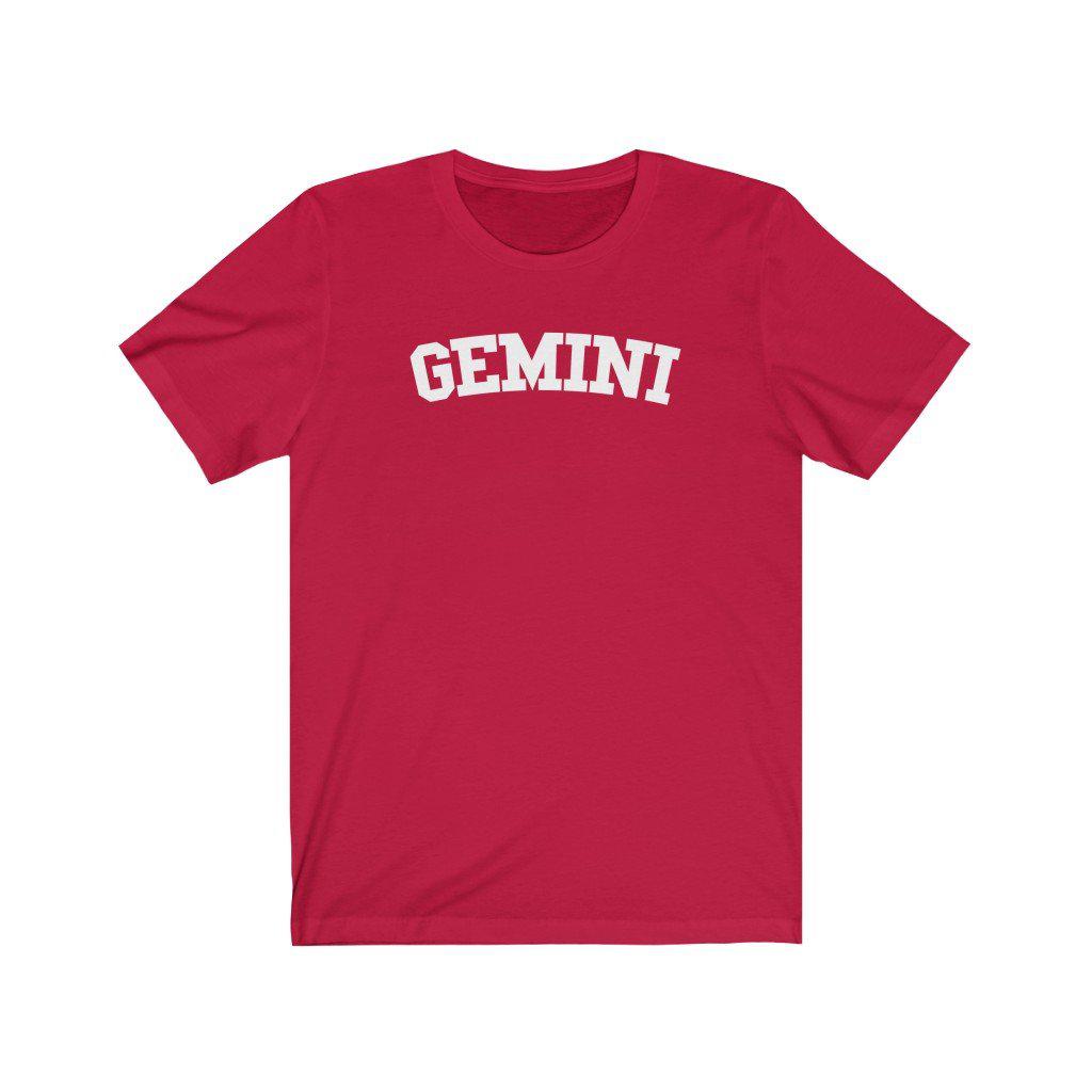Gemini Shirt: Gemini Collegiate Shirt zodiac clothing for birthday outfit