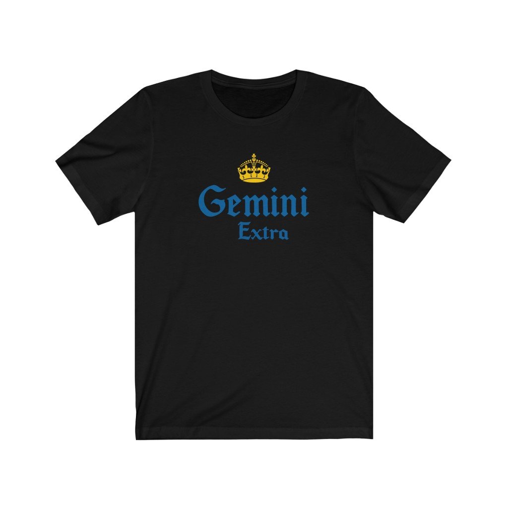 Gemini Shirt: Gemini Extra Shirt zodiac clothing for birthday outfit