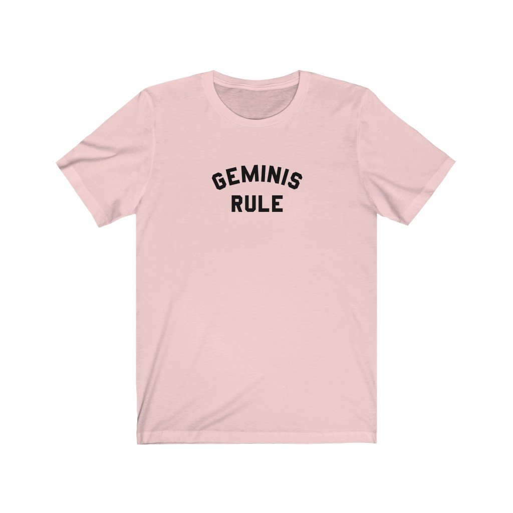 Gemini Shirt: Gemini Rules Shirt zodiac clothing for birthday outfit