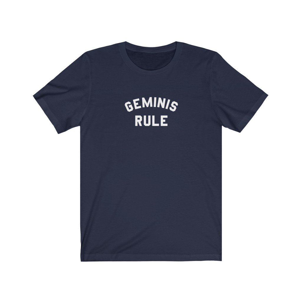 Gemini Shirt: Gemini Rules Shirt zodiac clothing for birthday outfit
