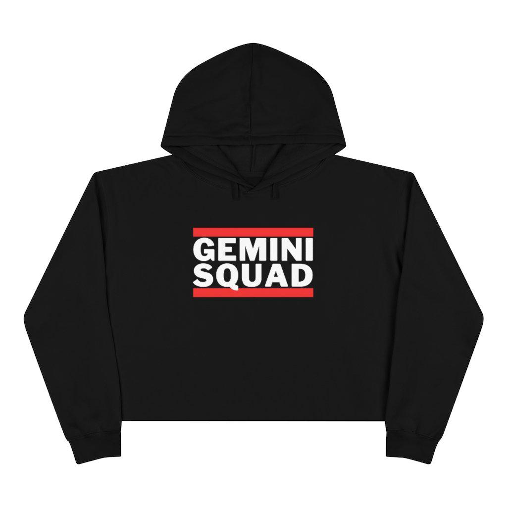Gemini Squad Bars Crop Hoodie