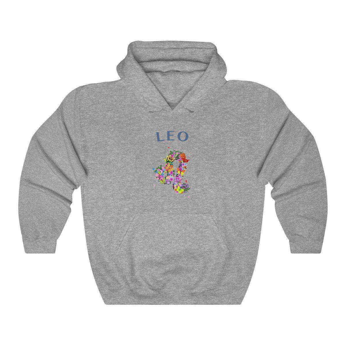 Leo Floral Hoodie