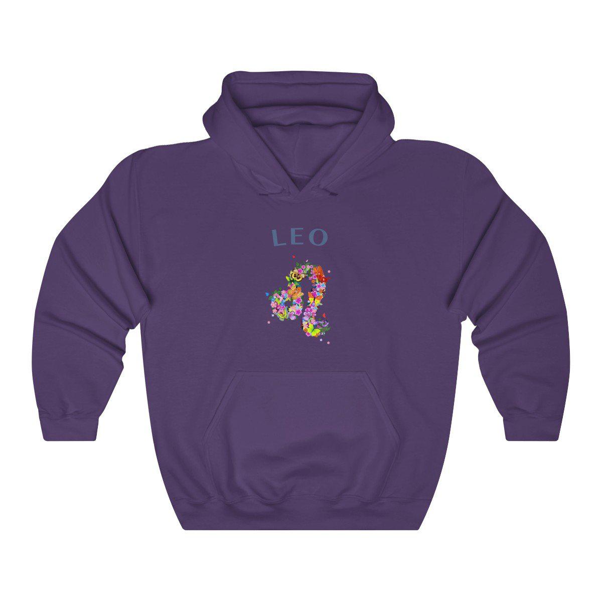 Leo Floral Hoodie