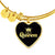 Leo Queen Heart Bangle zodiac jewelry for her birthday outfit
