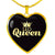 Leo Queen Heart Necklace zodiac jewelry for her birthday outfit