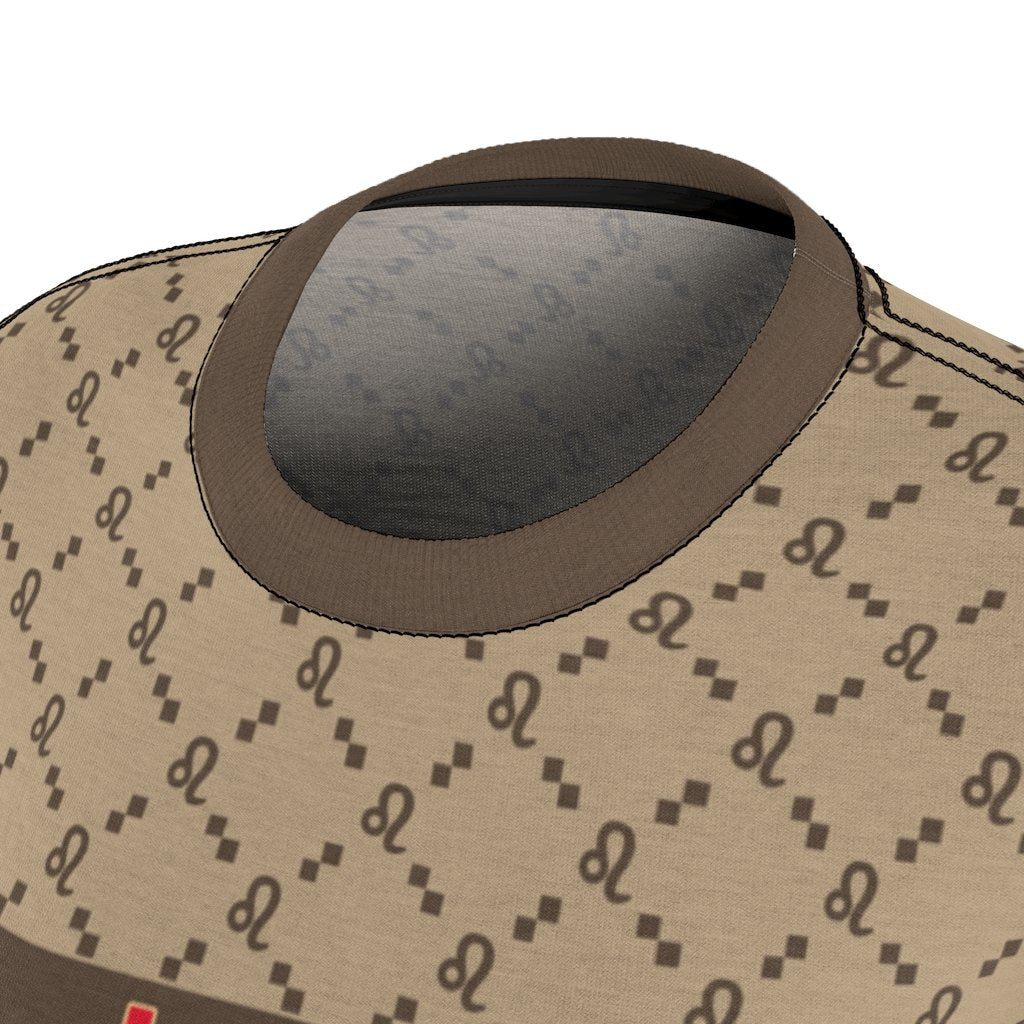 Leo Shirt: Leo G-Style Beige Shirt zodiac clothing for birthday outfit