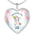 Leo Unicorn Heart Necklace zodiac jewelry for her birthday outfit