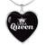 Libra Queen Heart Necklace zodiac jewelry for her birthday outfit