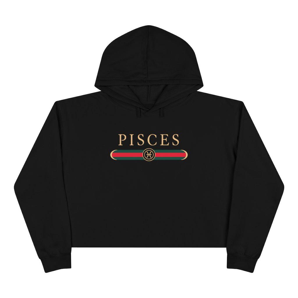 PISCESS] Logo Crop Sweatshirt