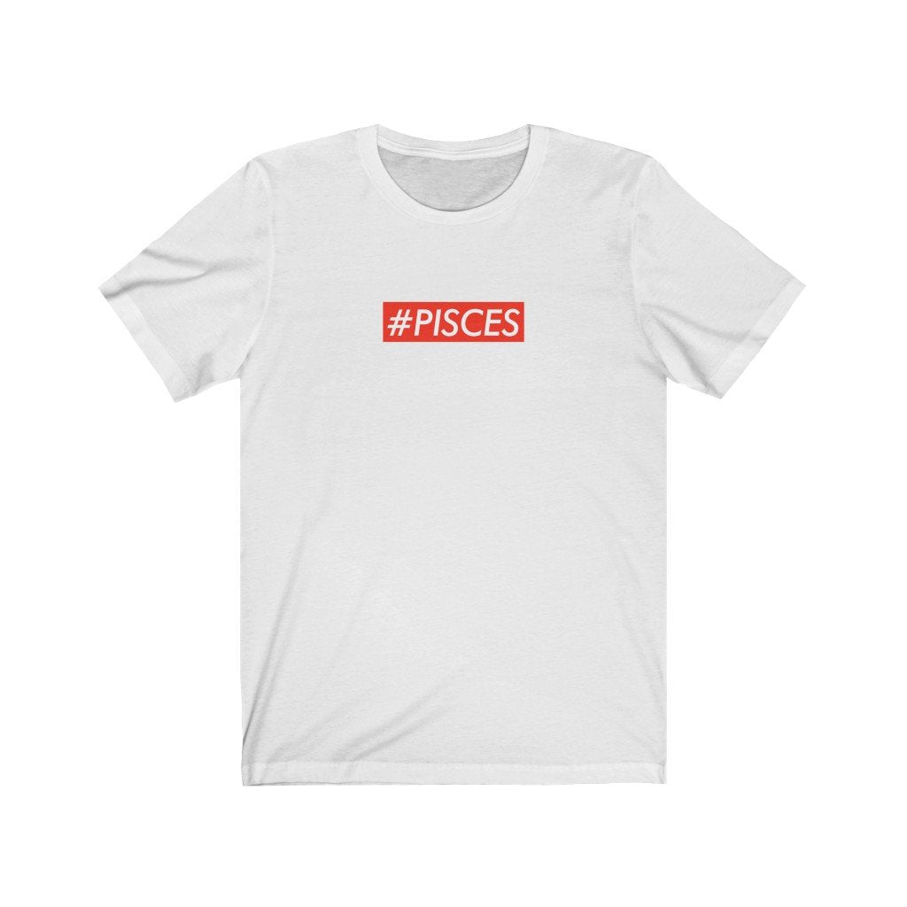 Pisces Shirt: Pisces Box Logo Shirt zodiac clothing for birthday outfit