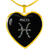 Pisces Stars Heart Necklace zodiac jewelry for her birthday outfit