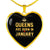 Queens are Born In January Heart Necklace zodiac jewelry for her birthday outfit