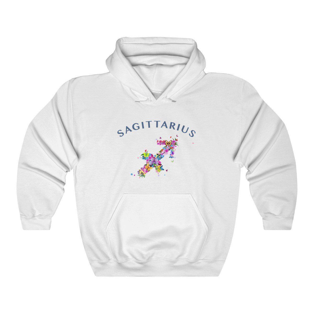 Sagittarius Floral Hoodie