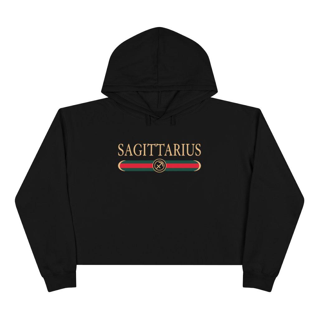 Sagittarius G-Girl Crop Hoodie