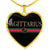 Sagittarius G-Girl Heart Necklace zodiac jewelry for her birthday outfit