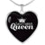 Sagittarius Queen Heart Necklace zodiac jewelry for her birthday outfit