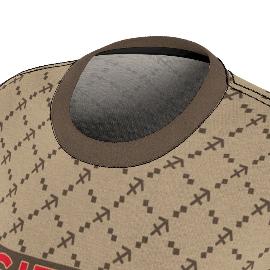 Sagittarius Shirt: Sagittarius G-Style Beige Shirt zodiac clothing for birthday outfit