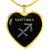 Sagittarius Stars Heart Necklace zodiac jewelry for her birthday outfit