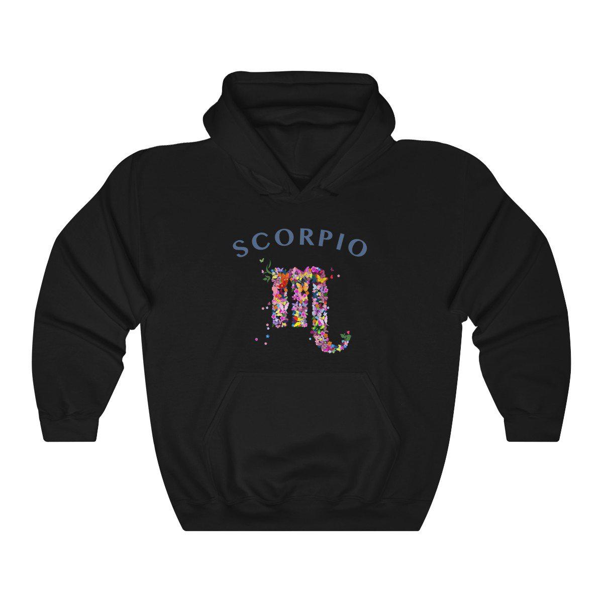 Scorpio Floral Hoodie