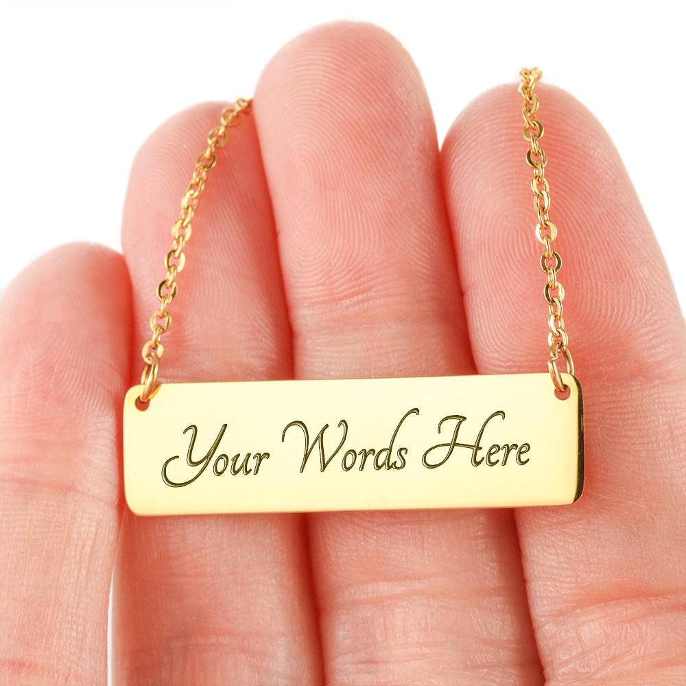 Scorpio nameplate necklace clearance