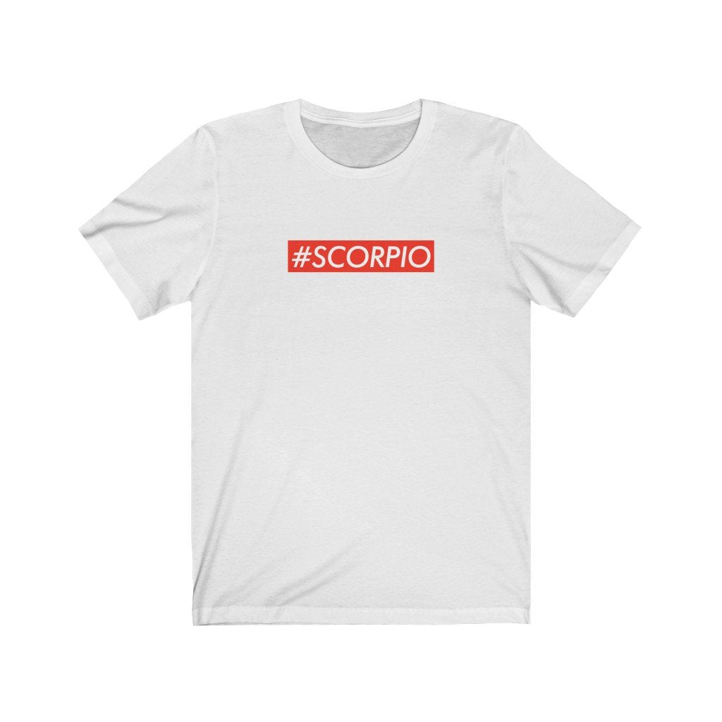 Scorpio Shirt: Scorpio Box Logo Shirt zodiac clothing for birthday outfit