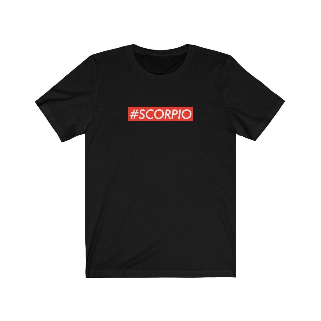 Scorpio Shirt: Scorpio Box Logo Shirt zodiac clothing for birthday outfit