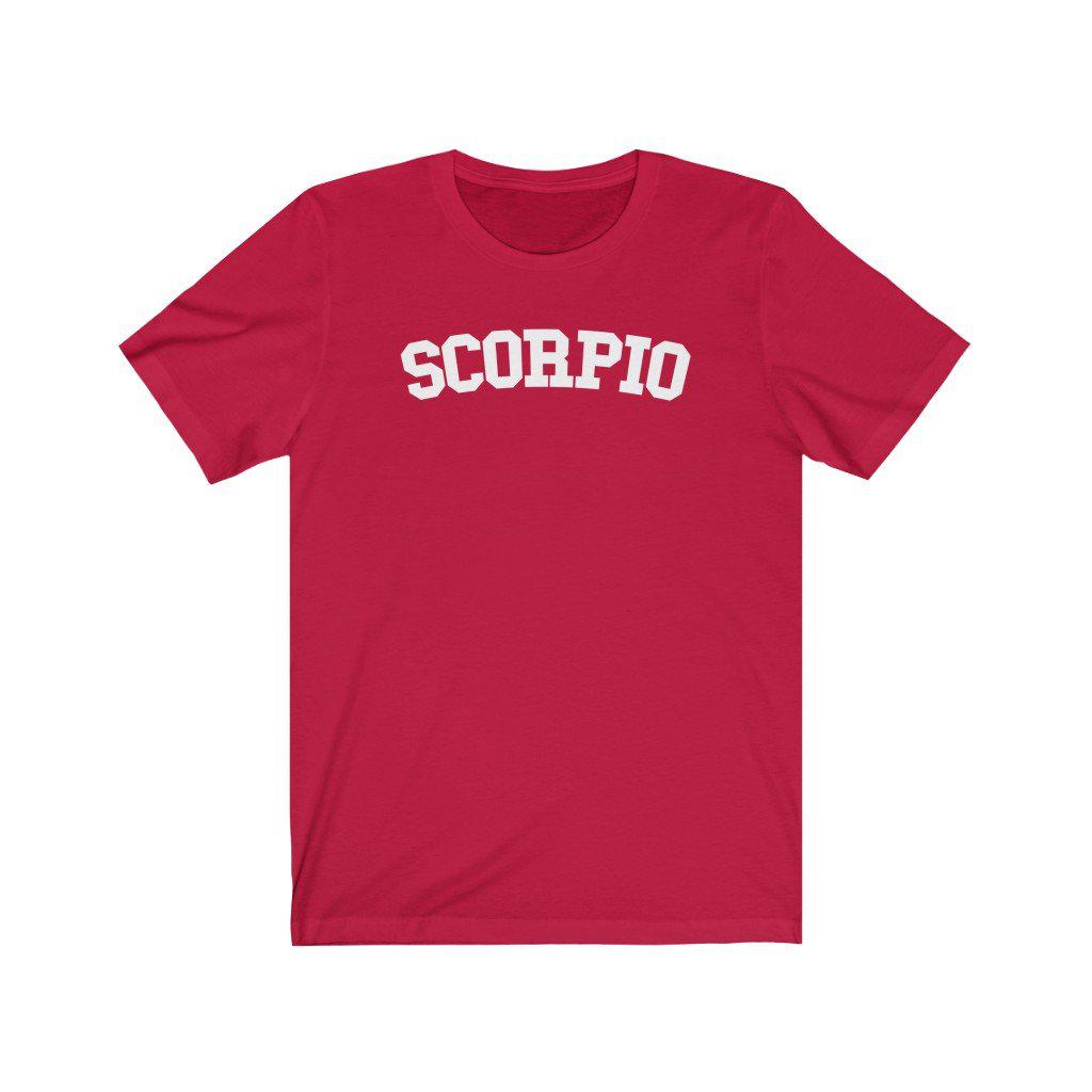 Scorpio Shirt: Scorpio Collegiate Shirt zodiac clothing for birthday outfit