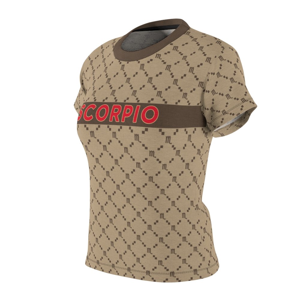 Scorpio Shirt: Scorpio G-Style Beige Shirt zodiac clothing for birthday outfit