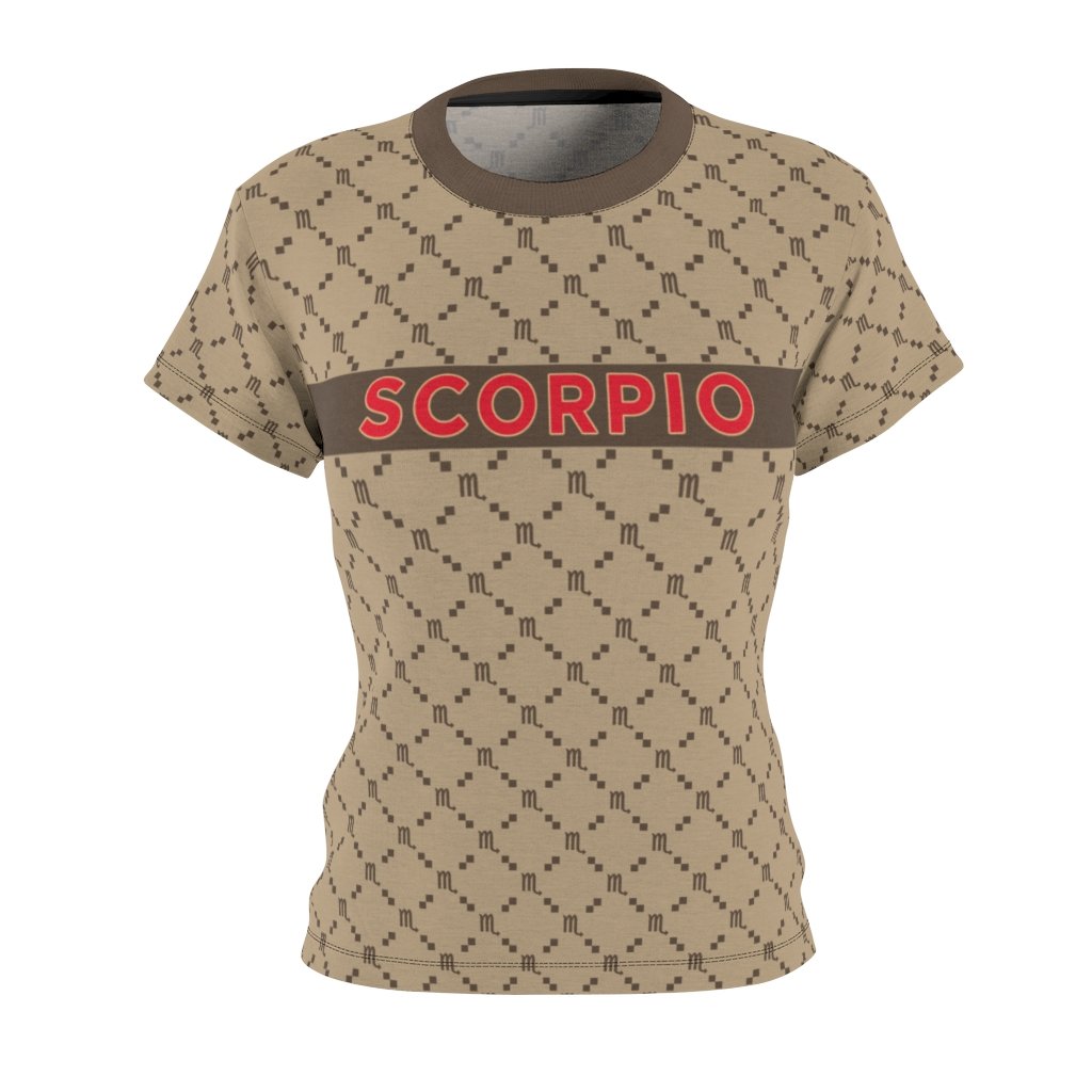 Scorpio Shirt: Scorpio G-Style Beige Shirt zodiac clothing for birthday outfit