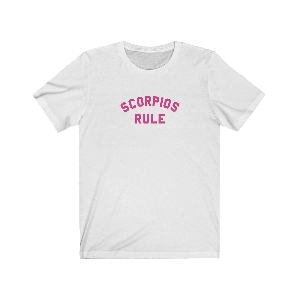 Scorpio Shirt: Scorpio Rules Shirt zodiac clothing for birthday outfit