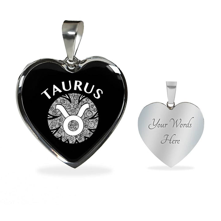 Taurus Circle Heart Bangle zodiac jewelry for her birthday outfit