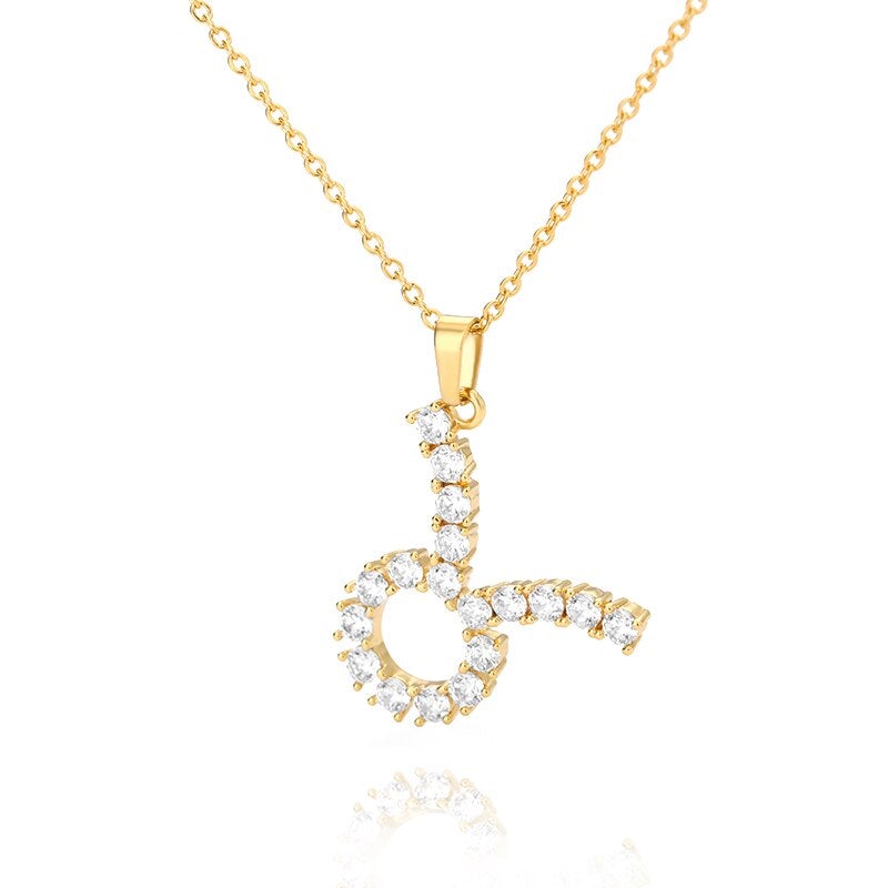 Taurus Crystal Studded Necklace zodiac jewelry for her birthday outfit