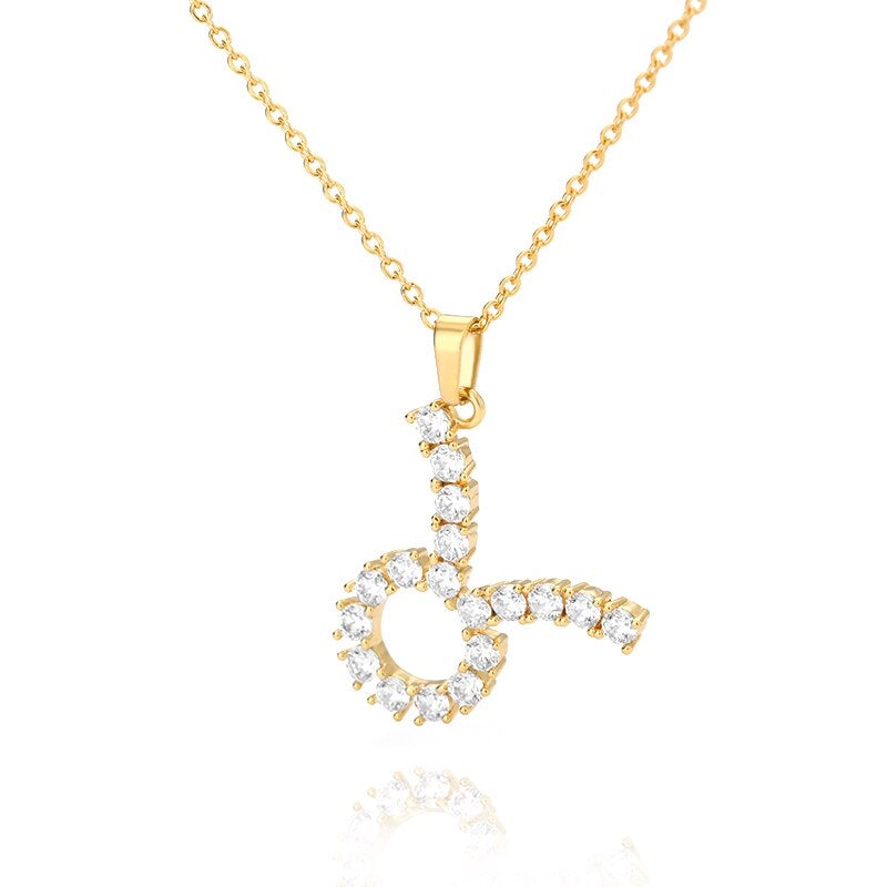 Taurus Crystal Studded Necklace zodiac jewelry for her birthday outfit