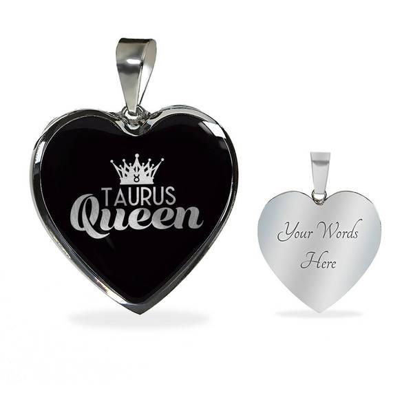 Taurus Queen Heart Bangle zodiac jewelry for her birthday outfit