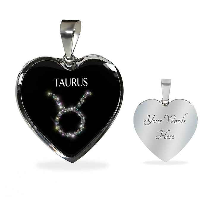 Taurus Stars Heart Bangle zodiac jewelry for her birthday outfit