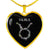 Taurus Stars Heart Necklace zodiac jewelry for her birthday outfit