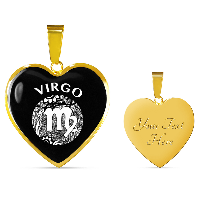 Virgo Circle Heart Bangle zodiac jewelry for her birthday outfit