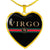 Virgo G-Girl Heart Necklace zodiac jewelry for her birthday outfit