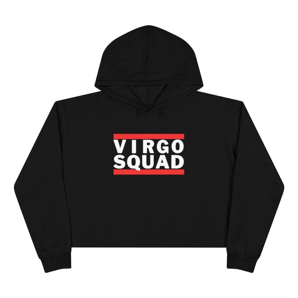 Virgo Squad Bars Crop Hoodie