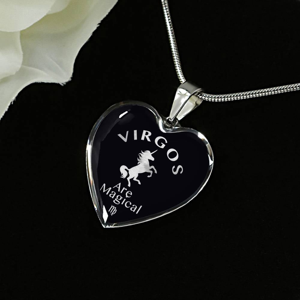 Virgos are Magical Heart Necklace