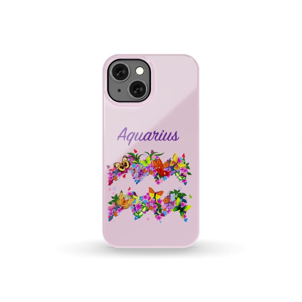 Aquarius Floral Phone Case